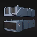 Air conditioning unit Air conditioner 3d model