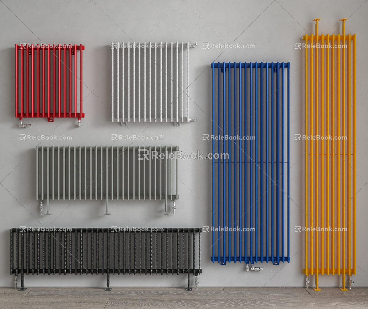 Modern Radiator 3d model