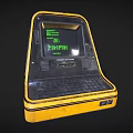 Modern old computer terminal 3d model