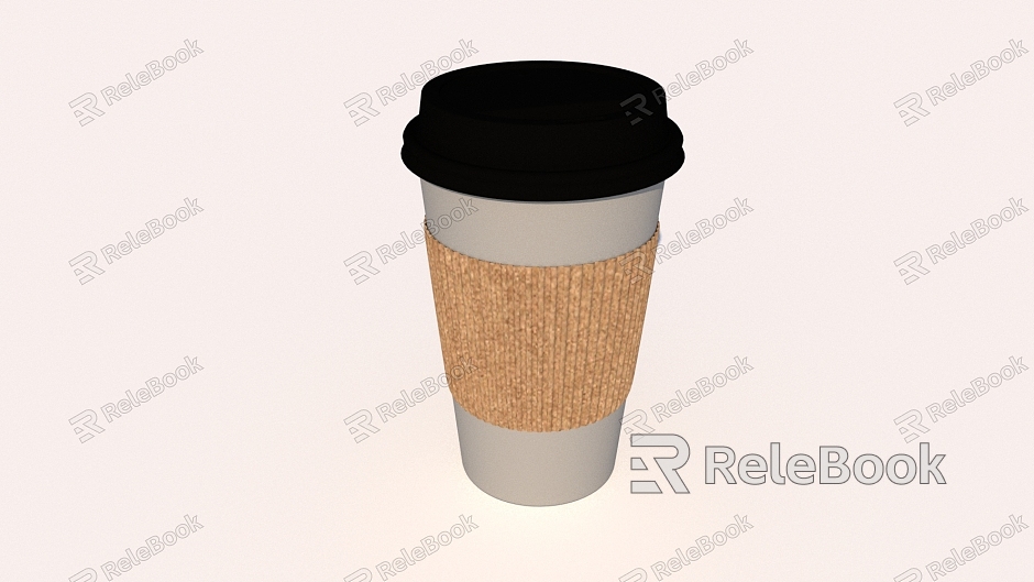 Modern coffee cup model