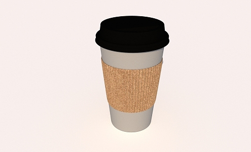 Modern coffee cup 3d model