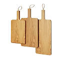 Wooden Kitchen Cutting Boards With Square Rectangular And Round Shapes For Cooking