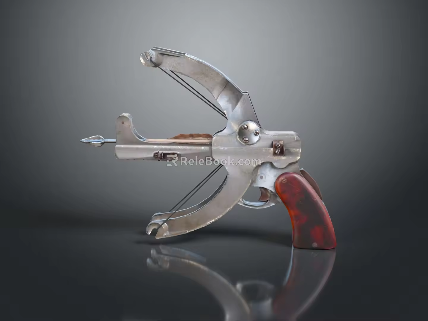 Crossbow Mechanical Crossbow Shift Bow and Arrow Shoot Far Equipment Weapons High-tech Crossbow 3d model