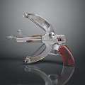 Crossbow Mechanical Crossbow Shift Bow and Arrow Shoot Far Equipment Weapons High-tech Crossbow 3d model