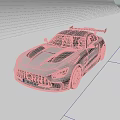 Sleek White Mercedes Sports Car With Aerodynamic Body And Rear Spoiler
