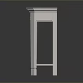 White Console Table With Three Drawers And Lower Shelf Simple Design