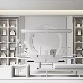 New Chinese Style Study 3d model