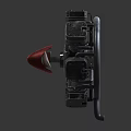 modern engine star engine aircraft engine 3d model