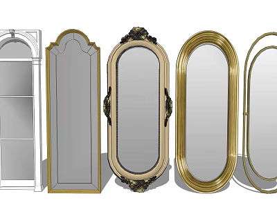 Jane's mirror Full-length mirror 3d model
