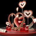 Love Device New Year Lantern Festival Valentine's Day Device Tanabata Device Meichen Device Abyss Mirror 3d model