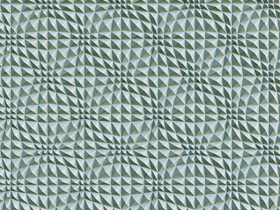 Geometric Patterned Background Wall With Green And Light Blue Repeating Triangles And Diamonds 3d model