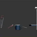 Professional Painting Equipment Set With Roller Tray Bucket Brush And Scraper