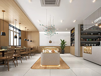 Modern Sweet Shop 3d model