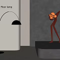 Floor lamp 3d model