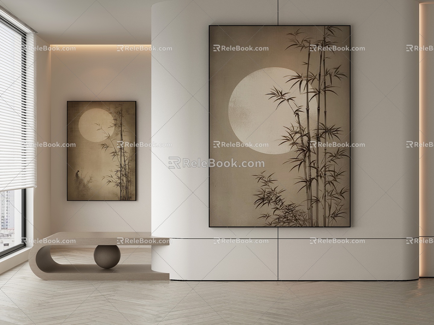 Modern Decorative Painting 3d model