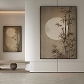 Modern Decorative Painting 3d model