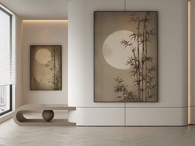 Modern Decorative Painting 3d model