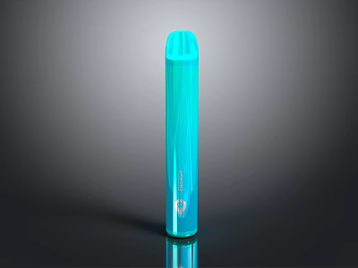 Sleek Blue Cylindrical Household Item For Daily Use With Smooth Modern Design 3d model