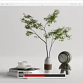 Modern Ornaments Combination Vase Ornaments 3d model