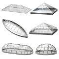 skylight building building building building window glass window skylight building office building outdoor 3d model