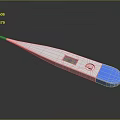 Digital Medical Thermometer With Digital Display White And Blue Design For Accurate Body Temperature Measurement