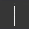 Modern Clothing Rack With Decorative Top And Slim White Pole Design