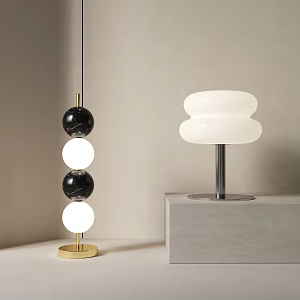 Modern table lamp 3d model