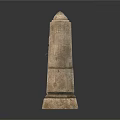 Two Decorative Stone Pillars With Ornate Tops And Classic Base Designs