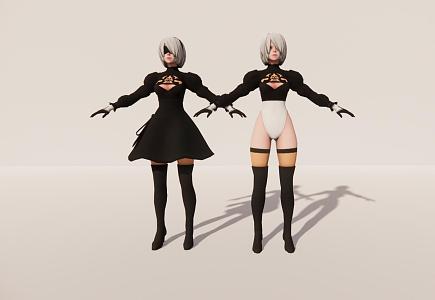 Characters 3d model