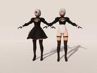 Characters 3d model