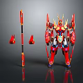 Mech Warrior Mech Soldier Machine Battlearm Mechanical Battlearm Machine Fighter Robot 3d model
