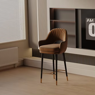 Modern Bar Chair 3d model