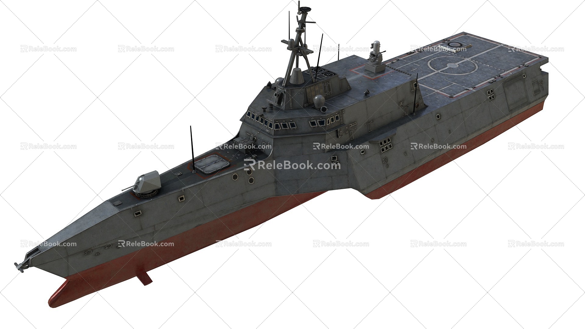 Imaginative Enemy PBR US Navy Littoral Combat Ship Stealth Frigate Stealth Warship Littoral Ship 2014330632 3d model