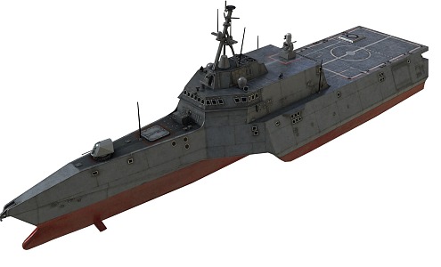 Imaginative Enemy PBR US Navy Littoral Combat Ship Stealth Frigate Stealth Warship Littoral Ship 2014330632 3d model