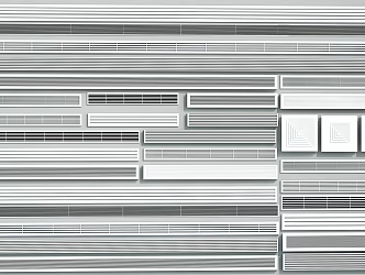 Modern air conditioner air outlet air conditioner air conditioner outlet air conditioner return central air conditioner air conditioner louver 3d model