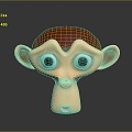 Monkey Monkey Cartoon Monkey Anime Monkey Stylized Monkey Fantasy Style Monkey Toy 3d model