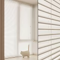 White Window Blinds For Modern Room With Natural Light And Clean Design