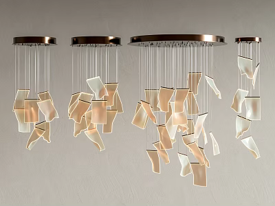 Modern Miran Chandelier 3d model