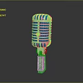 Microphone Amplifier Capacitor Microphone High-end Microphone Wheat Desktop Microphone Broadcasting Microphone 3d model