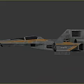 Modern Fighter Sci-fi Fighter 3d model