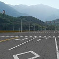 modern road 3d model