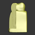 Tooth Anatomy Model Showing Internal Structure With Enamel Dentin And Pulp