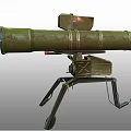 Green Anti Tank Missile Launcher With Tripod Stand And Sighting Device