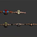 Diverse Male Characters With Various Outfits And Different Hairstyles In Standing Poses