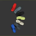 Colorful Indoor Slippers With Various Colors And Comfortable Soft Sole For Home Use