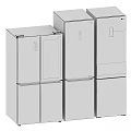 Sleek Modern Kitchen Appliances With Black White Silver Refrigerators And Stylish Design