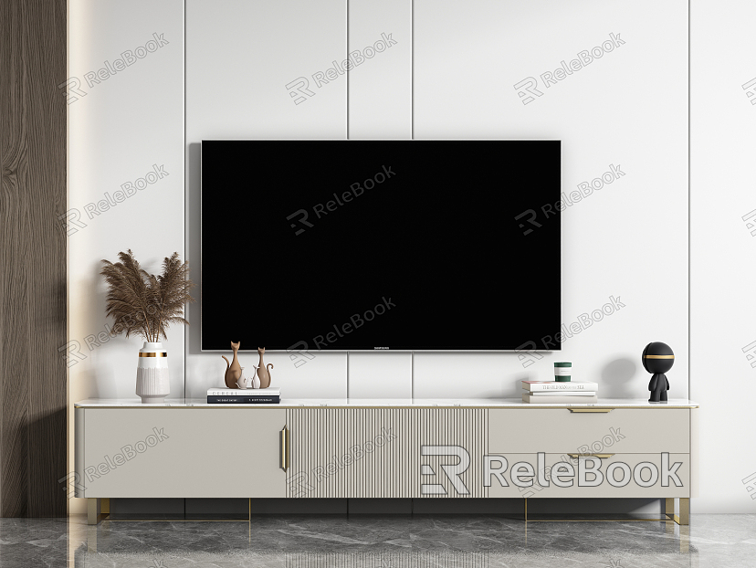 Light Luxury TV Cabinet model