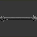 Decorative Metal Crossed Arrows as Weapon with Intricate Design Details