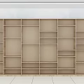 Large Open Wooden Bookcase With Multiple Shelves And Light Wood Finish