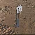 Portable Basketball Hoop Sports Equipment With Adjustable Height Stand And Stable Base